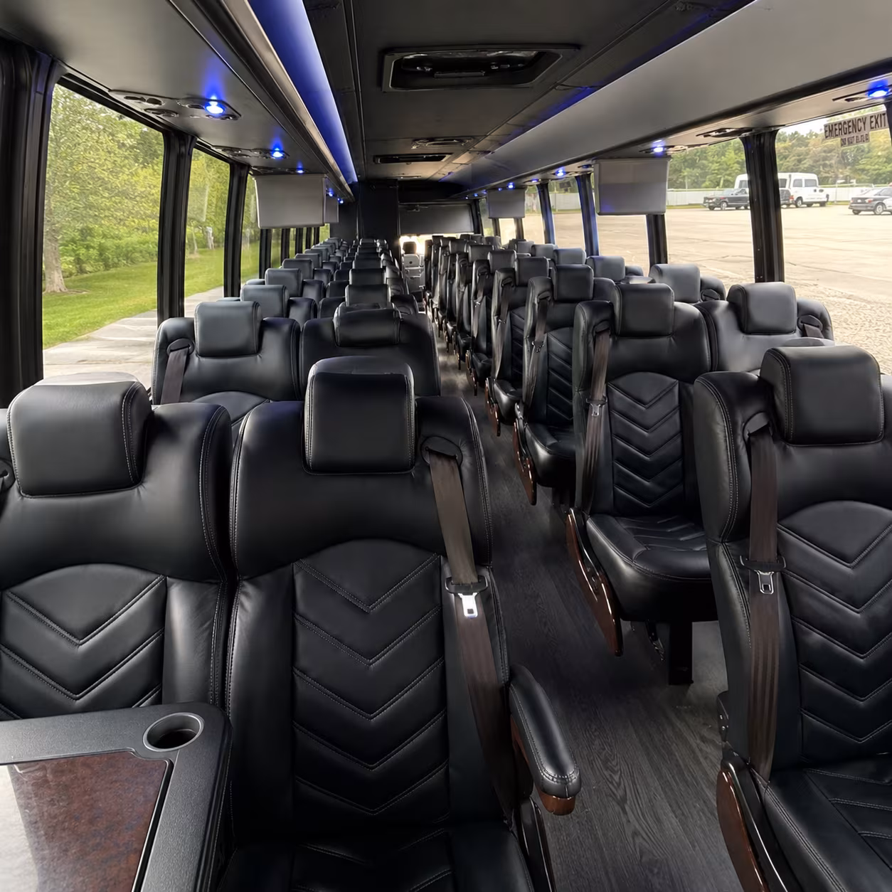 charter buses for wilmington waterfront and beach venue weddings