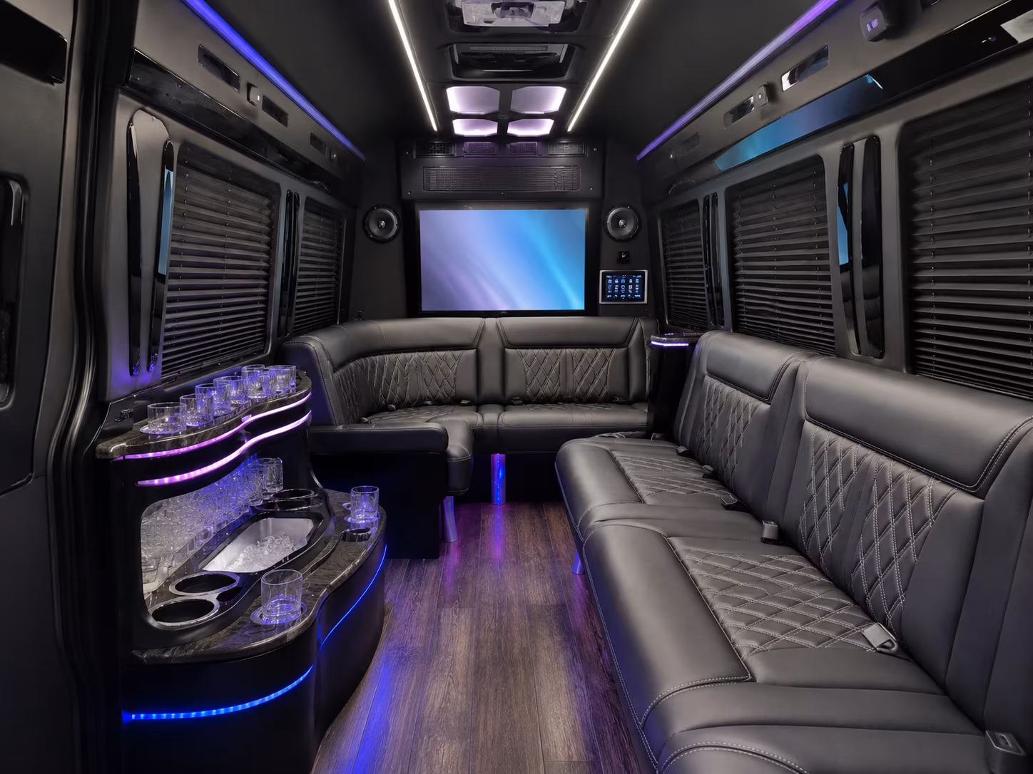 rehearsal dinner bus rentals in the wilmington area