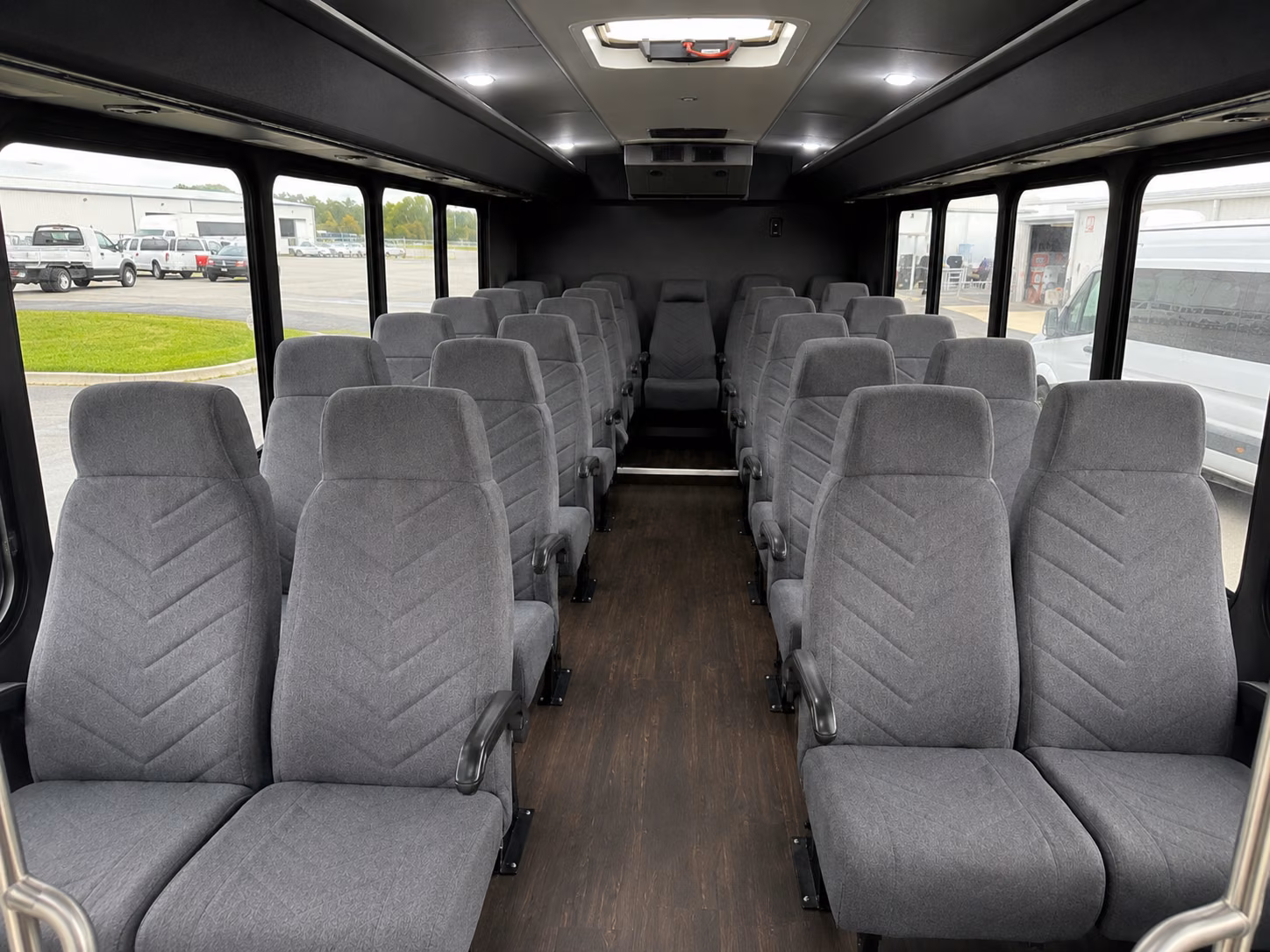 wilmington 18 passenger minibus interior