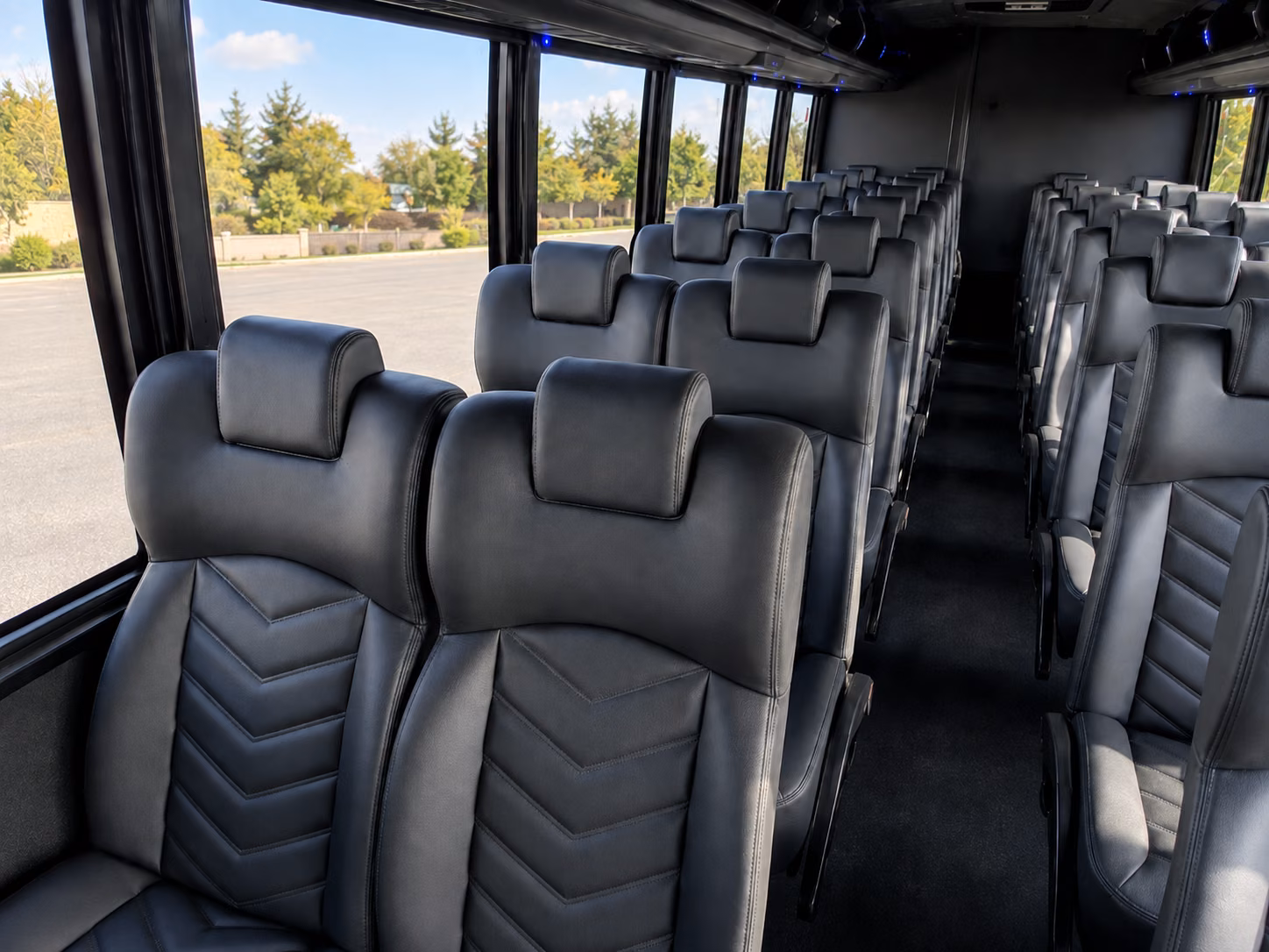 wilmington 20 passenger minibus inside