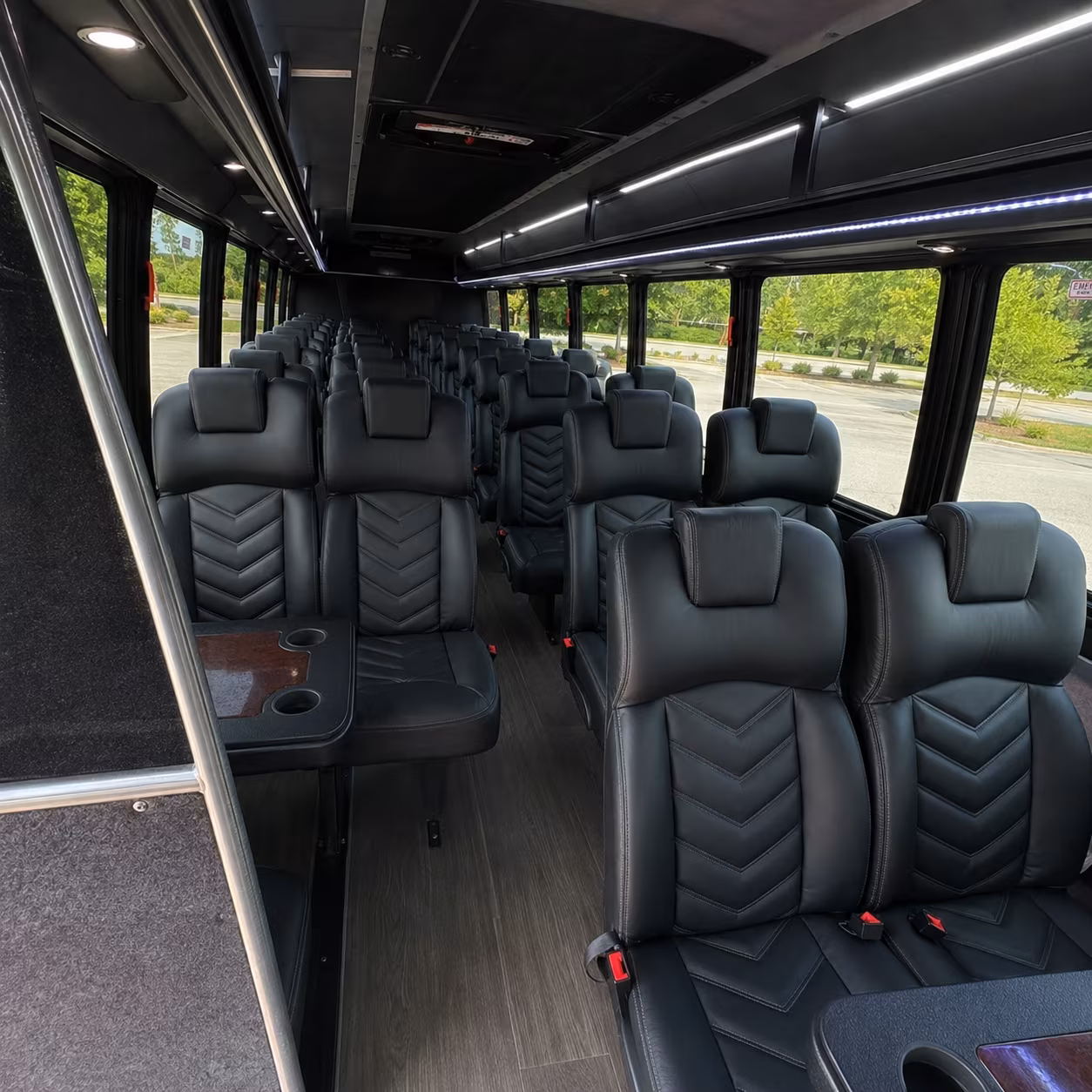 wilmington 30 passenger minibus interior