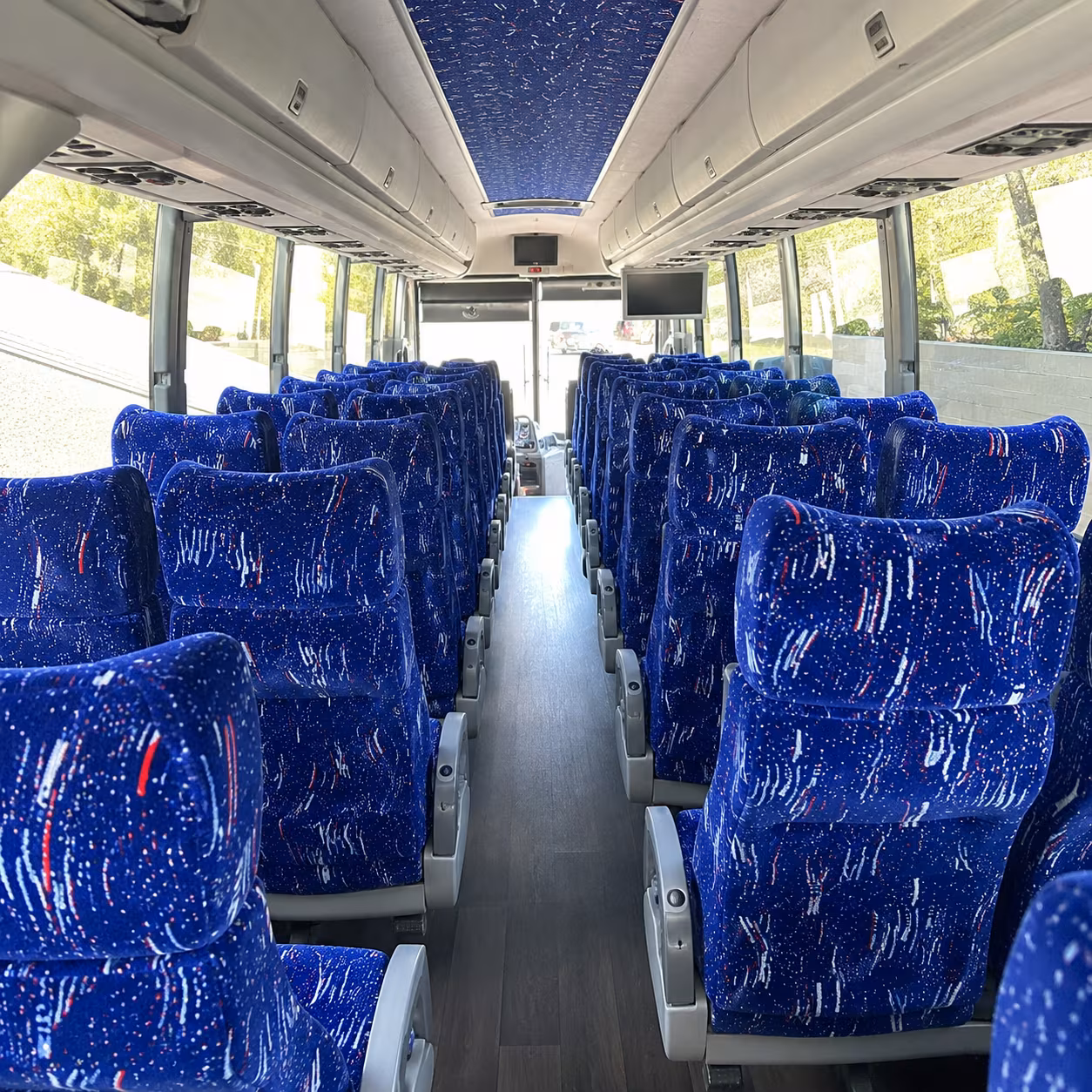 wilmington 56 passenger charter bus interior