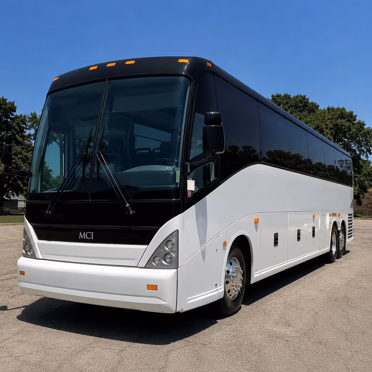 wilmington 56 passenger charter bus