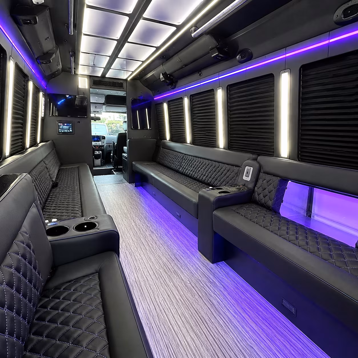 wilmington party bus inside