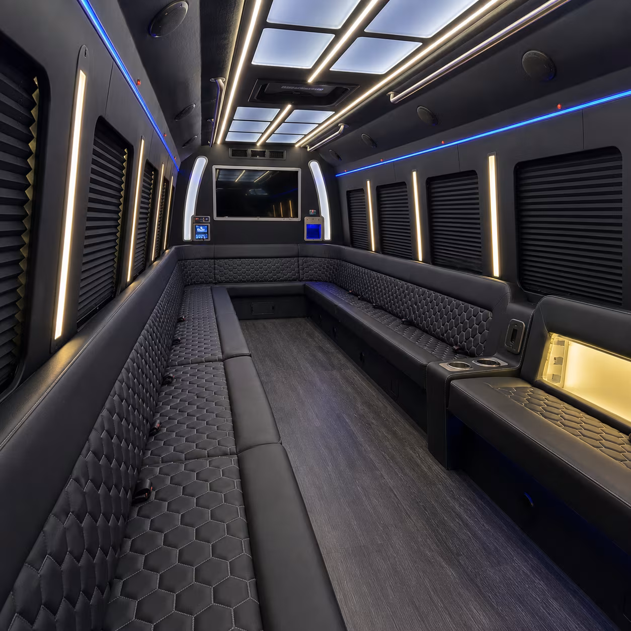 wilmington party bus rentals inside