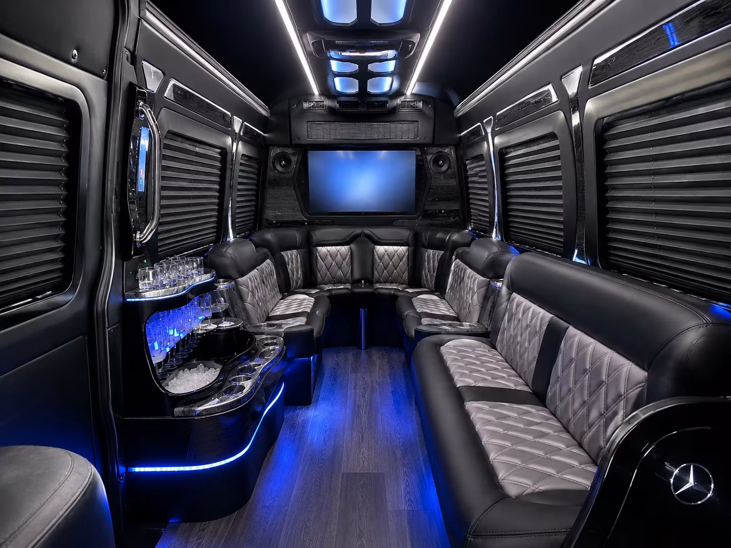wilmington sprinter limousine inside